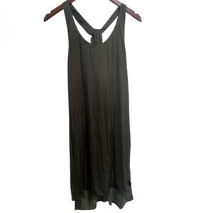 Trouve Olive Green Sleeveless Dress